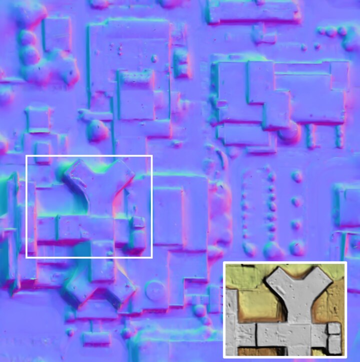 SatSplat result with normal loss