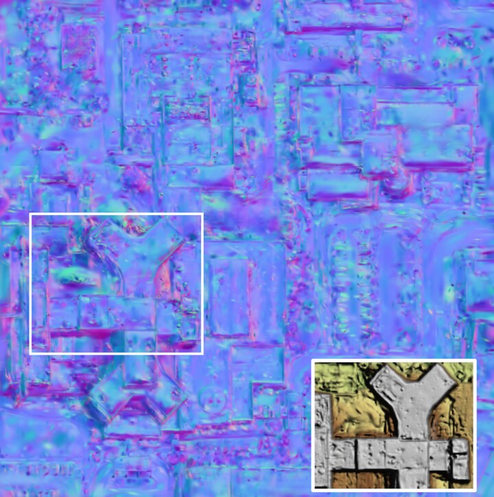 SatSplat result without normal loss