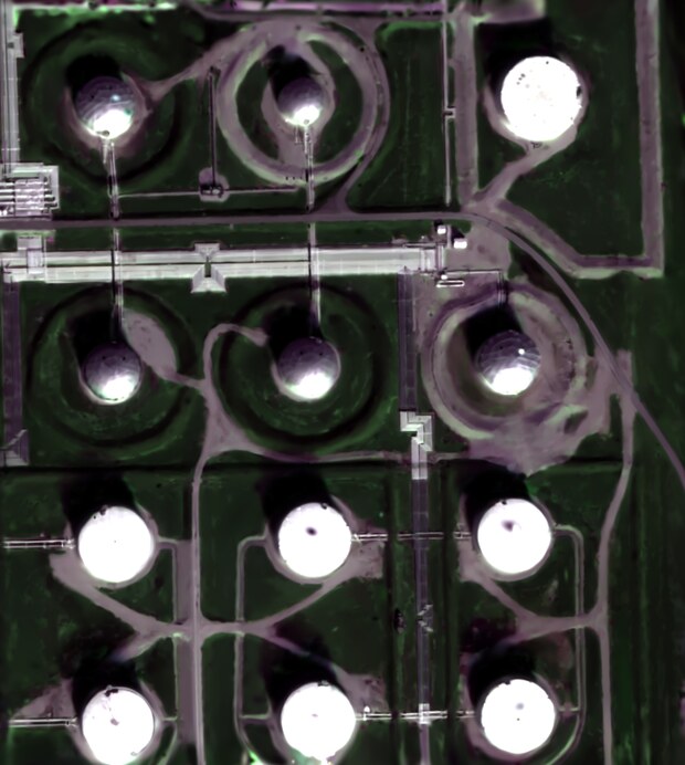 SatSplat novel view from nadir