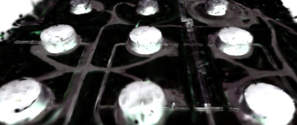 SatSplat novel view from a tilted perspective